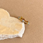 Bones 02 | Gold Plated Ring