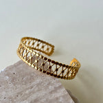 Sparrow | Gold Plated Bangle