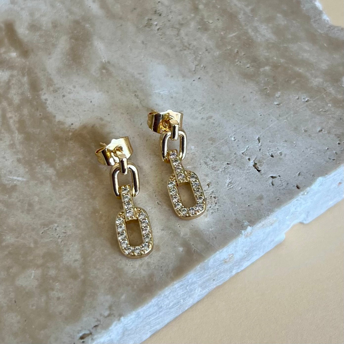 Citrola | Gold Plated Earrings