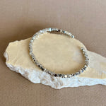 Korin 02 | White Gold Plated Bangle