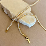 Glam's Tennis 04 | Gold Plated Bracelet