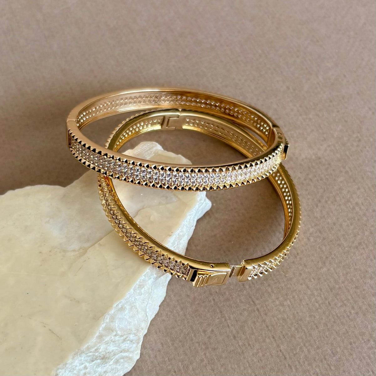 Orveta | Gold Plated Bangle