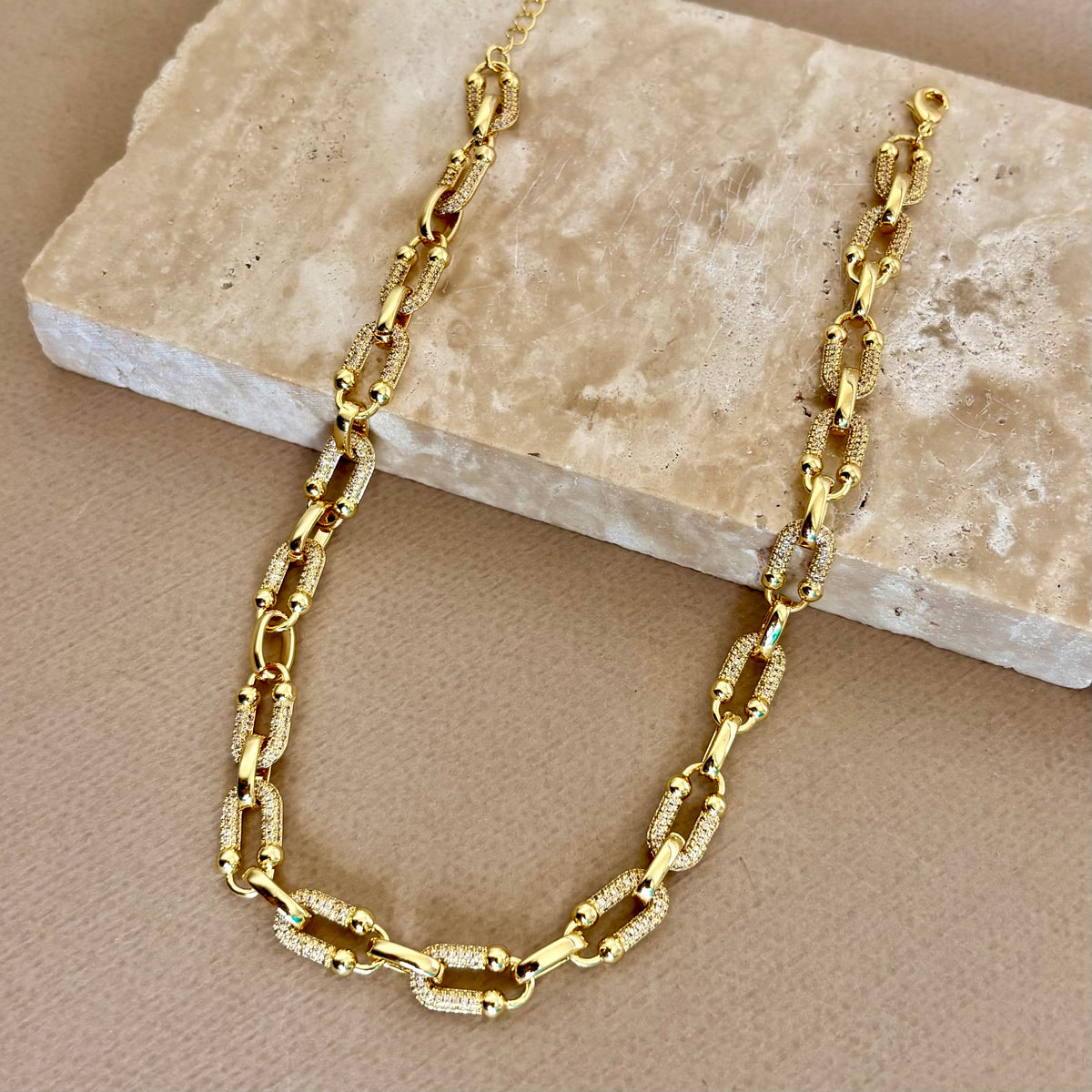Triumph 03 | Gold Plated Necklace