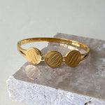 Opal | 21K Gold Plated Bangle