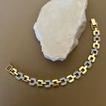 Onyx 08 | Gold Plated Bracelet