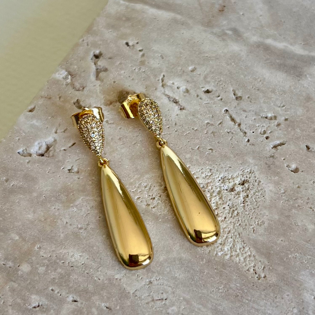 Celemetine | Gold Plated Earrings