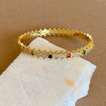 Astrelia | Gold Plated Bangle