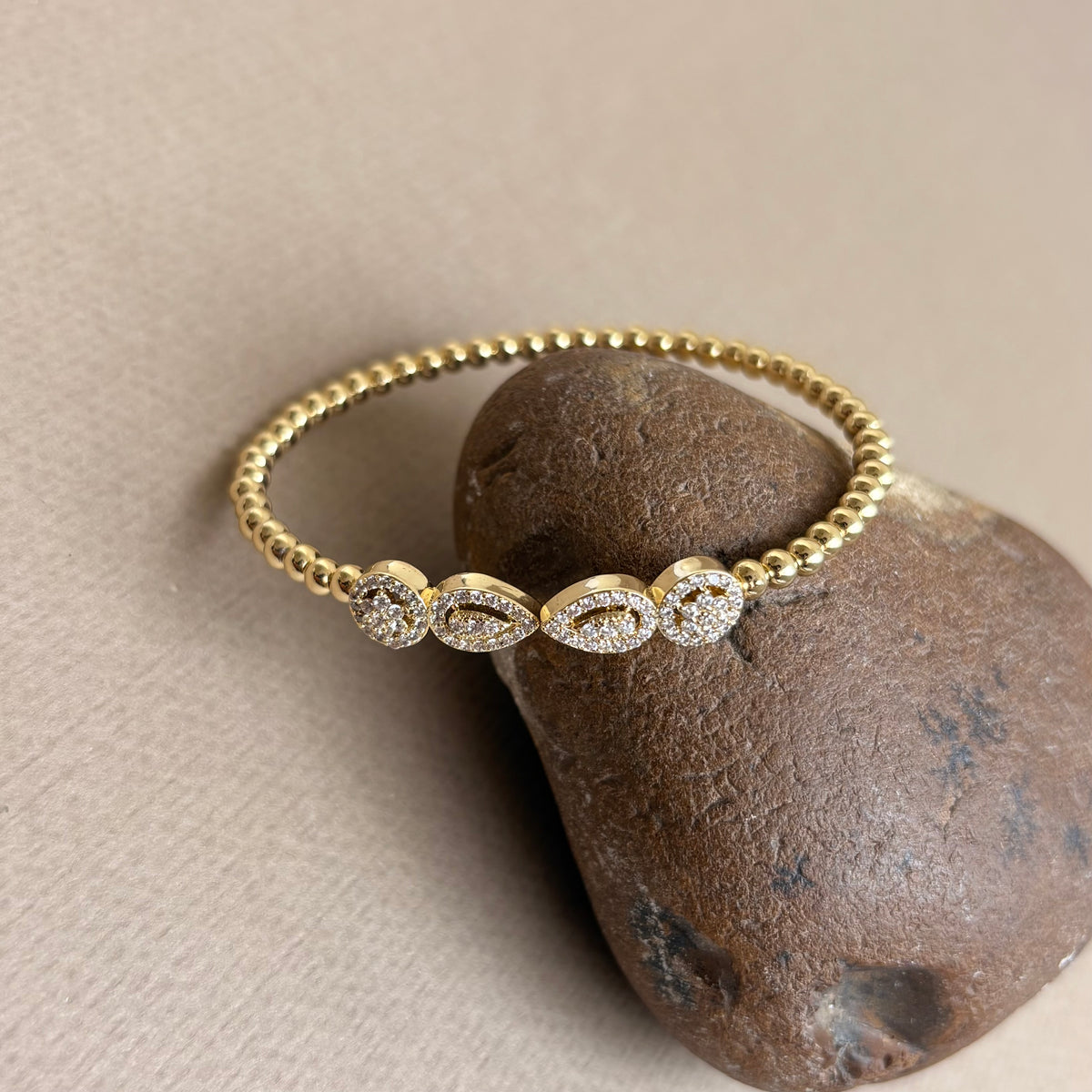 Sinal 02 | Gold Plated Bangle
