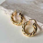 Evalina | Gold Plated Earrings
