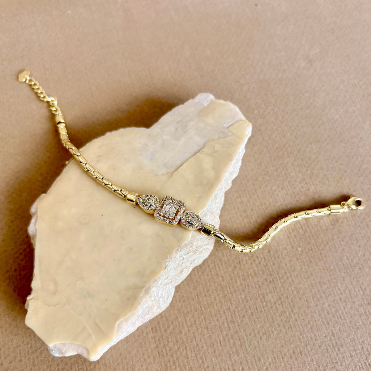 Melune 02 | Gold Plated Bracelet