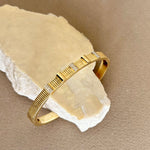 Zayna | Gold Plated Bangle