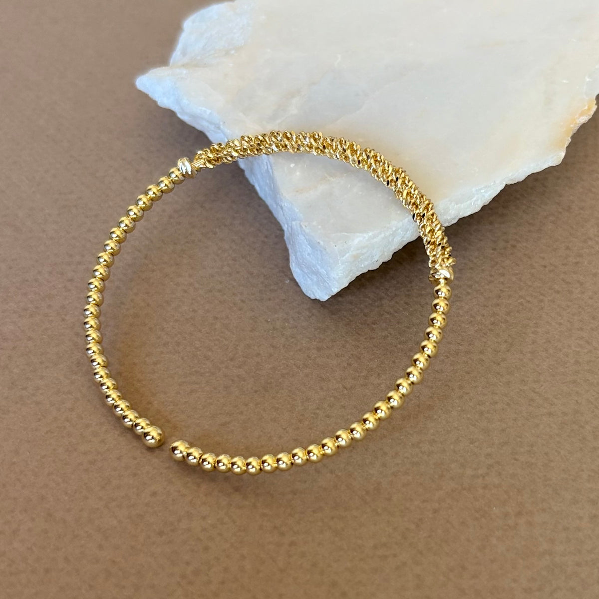 Karsel | Gold Plated Bangle