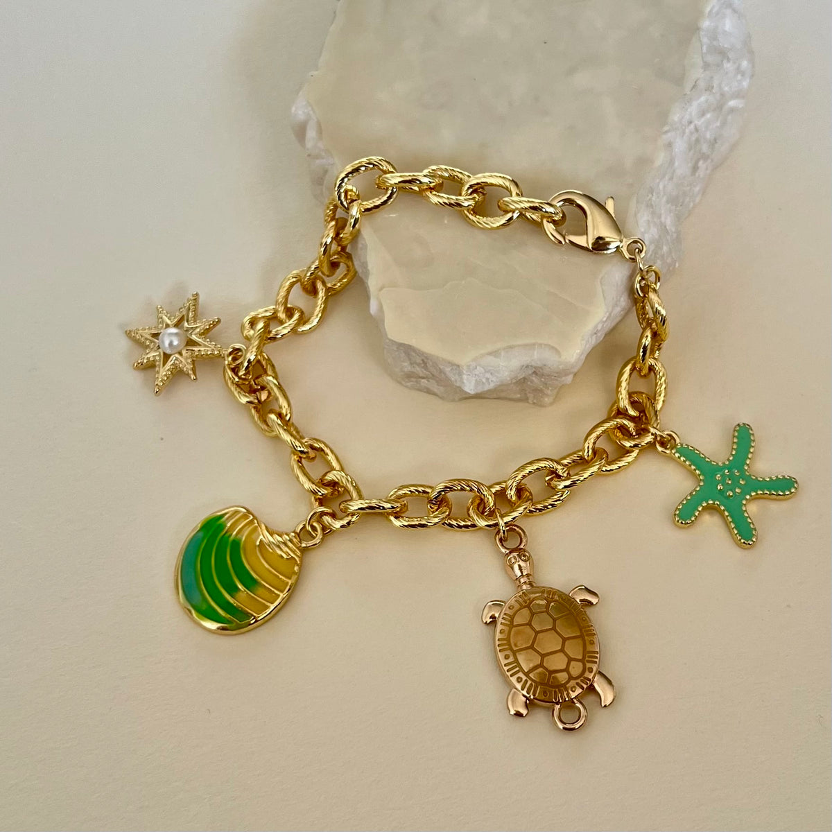 Starry Tide | Gold Plated Bracelet