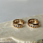 Huggies 02 | Gold Plated Earrings