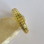 Verde | Gold Plated Bangle