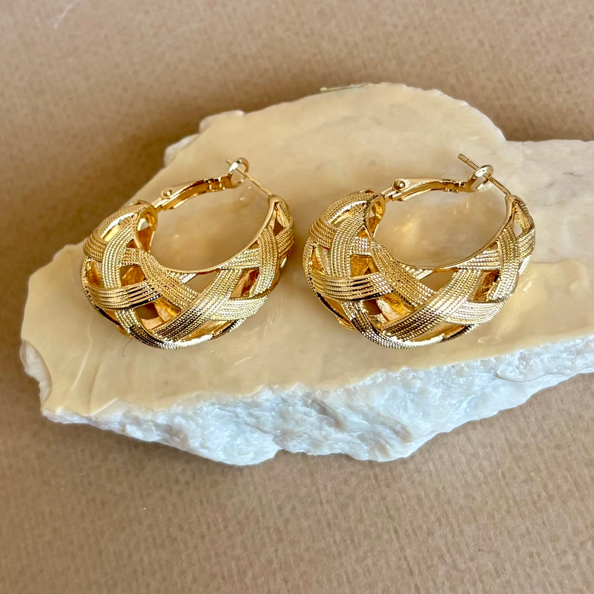 Jorviane | Gold Plated Earrings