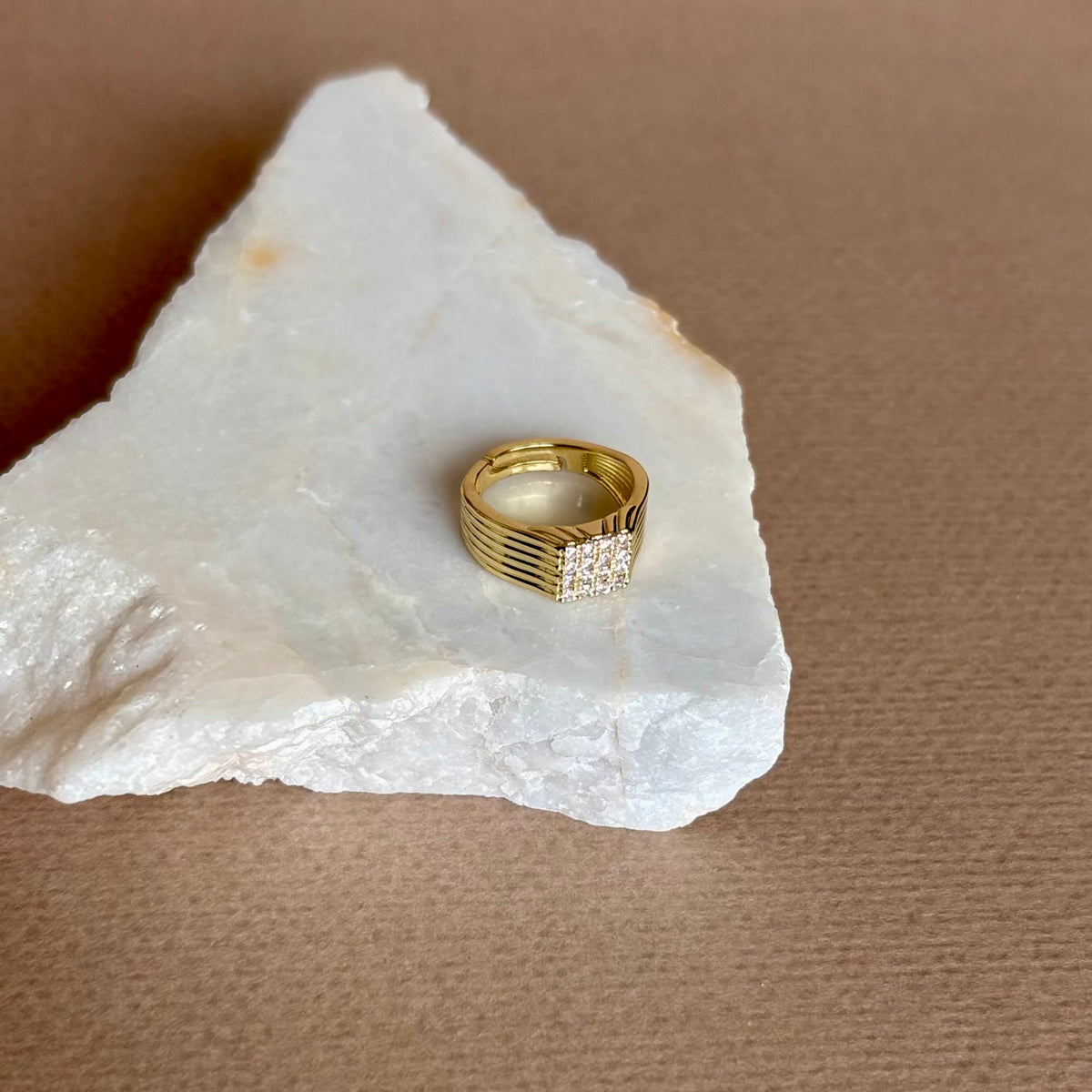 Limenta 02| Gold Plated Ring