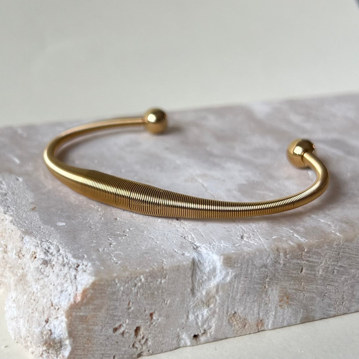 Bianca | Gold Plated Bangle