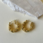 Pave | Gold Plated Earrings