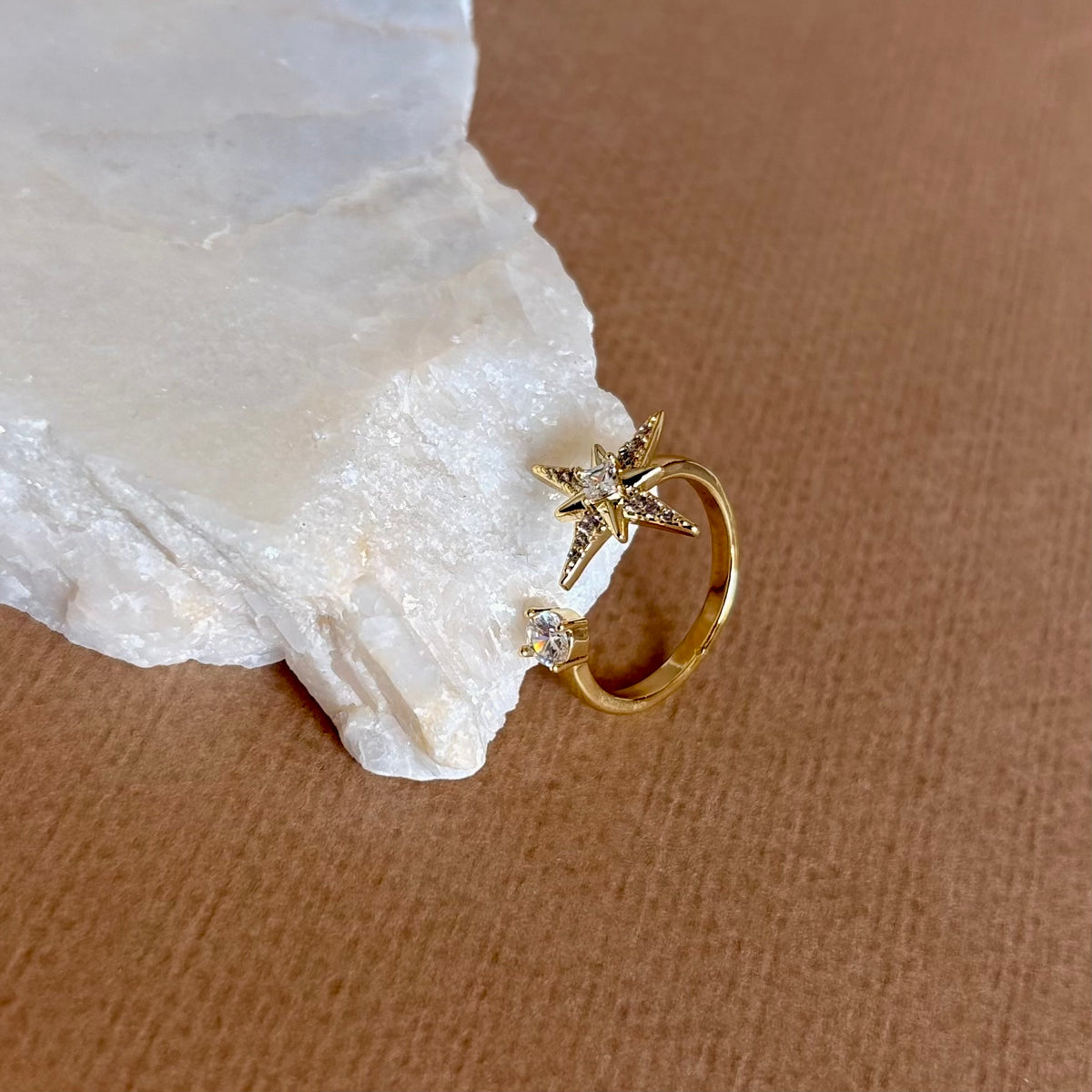 Drava | Gold Plated Ring