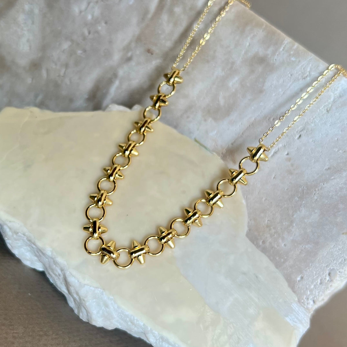 Evia 02 | Gold Plated Necklace