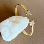 Orbit 02 | Gold Plated Bangle