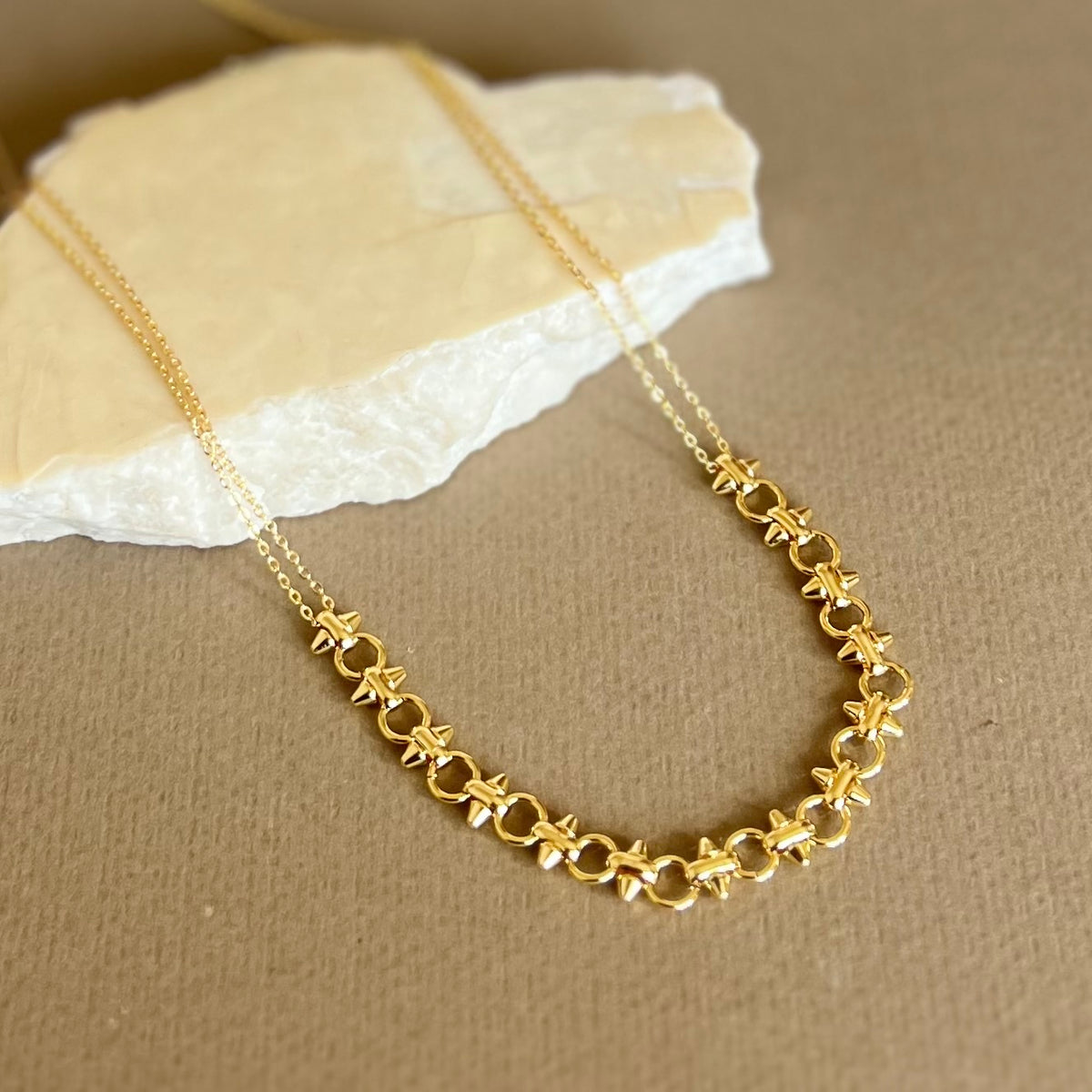 Evia 02 | Gold Plated Necklace