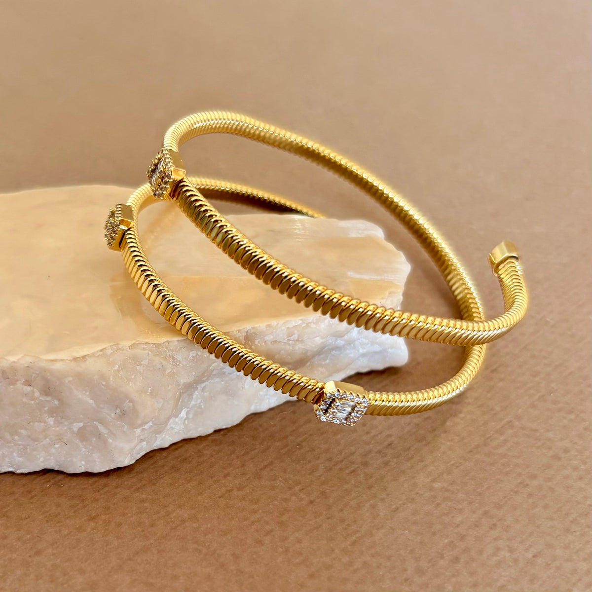 Belsora | Gold Plated Bangle