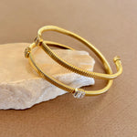 Belsora | Gold Plated Bangle