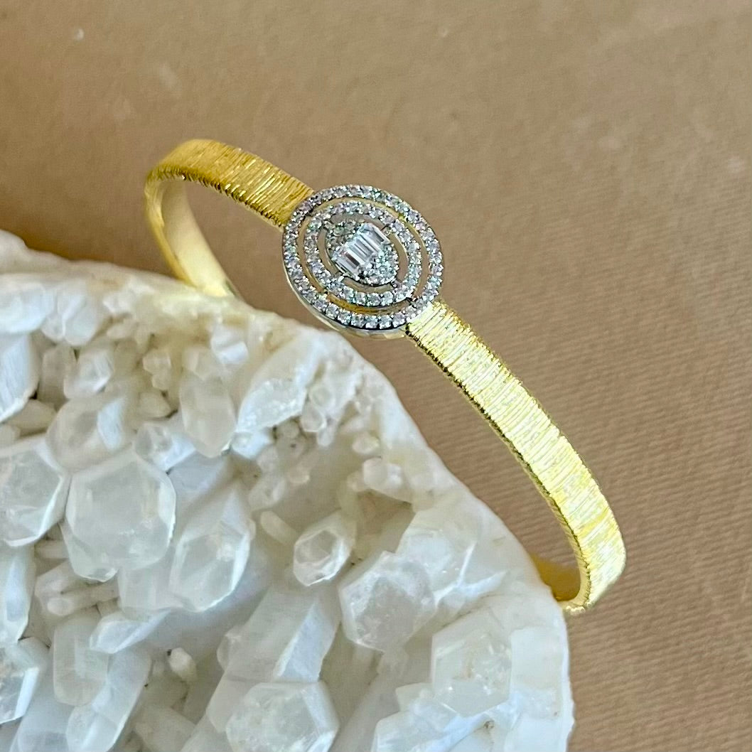 Kiva 02 | Gold Plated Bangle