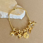 Sea Breeze | Gold Plated Bracelet
