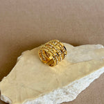 Peravia | Gold Plated Ring