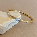 Celuneo | Gold Plated Bangle