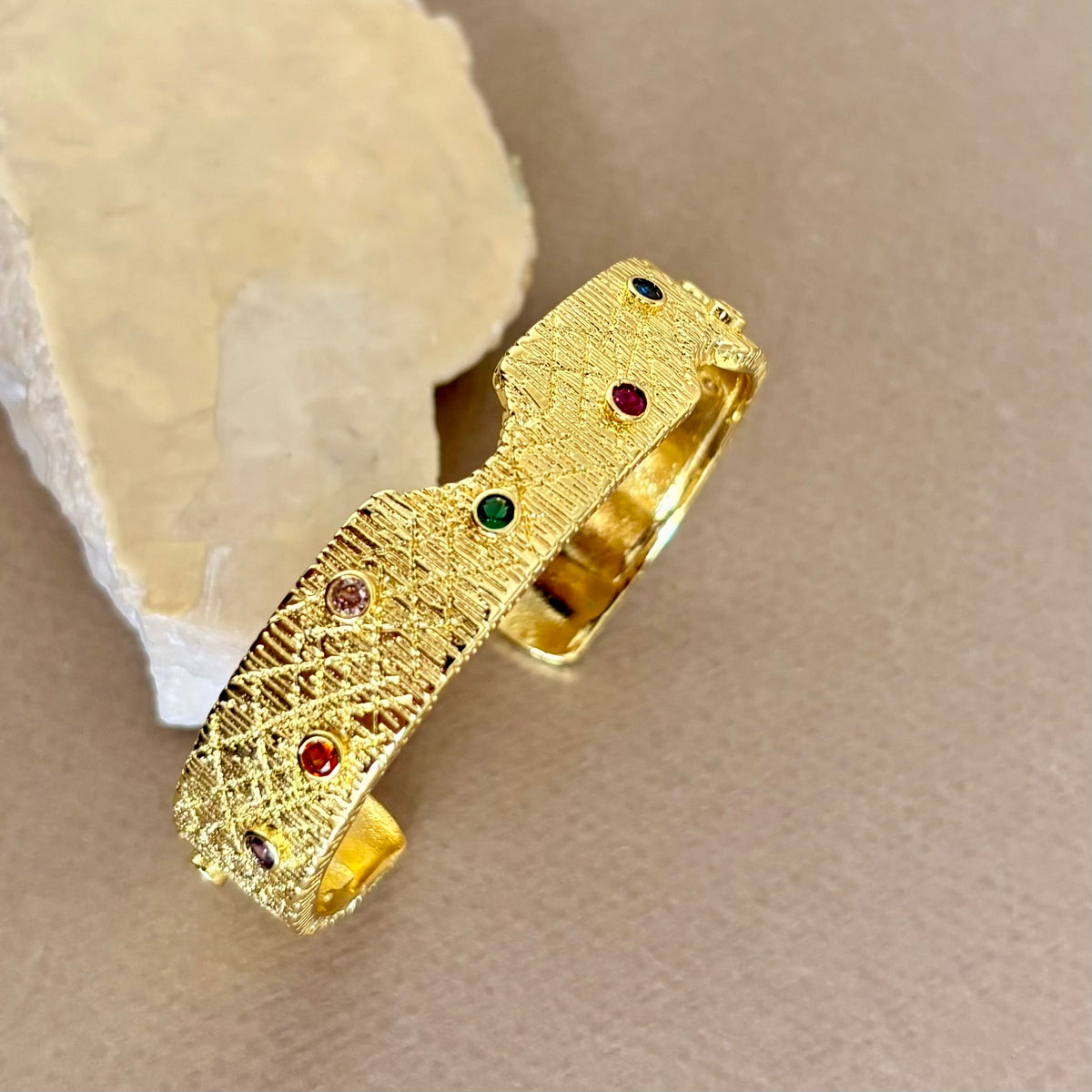 Layali | Gold Plated Bangle