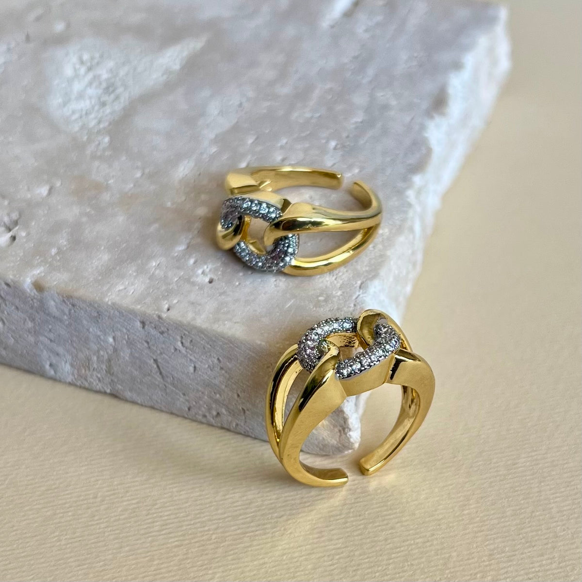 Mabel | Gold Plated Ring