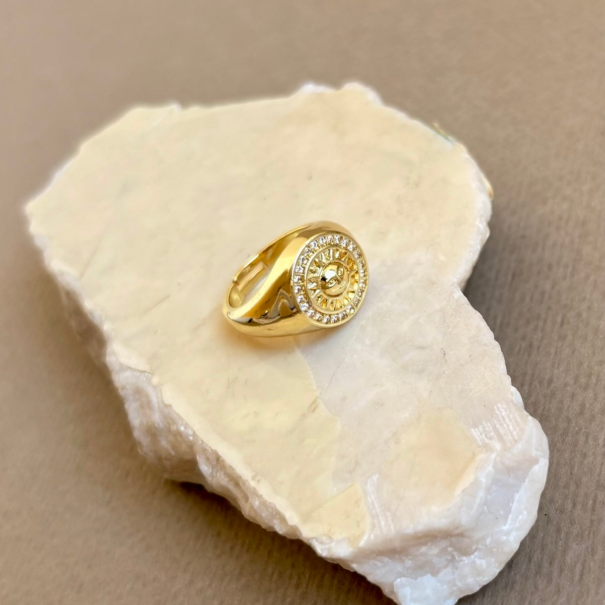 Lunaro | Gold Plated Ring