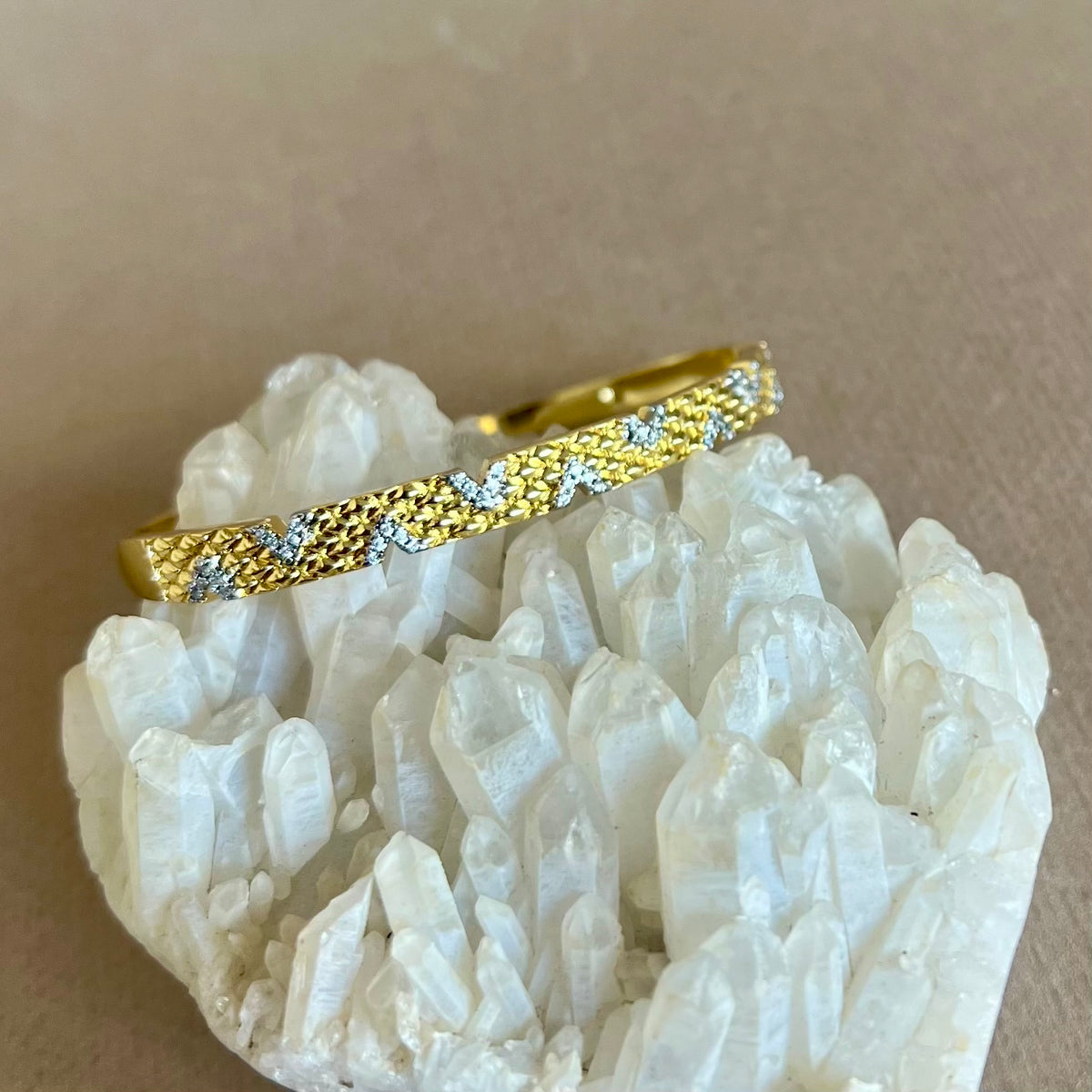 Trovina 02 | Gold Plated Bangle is