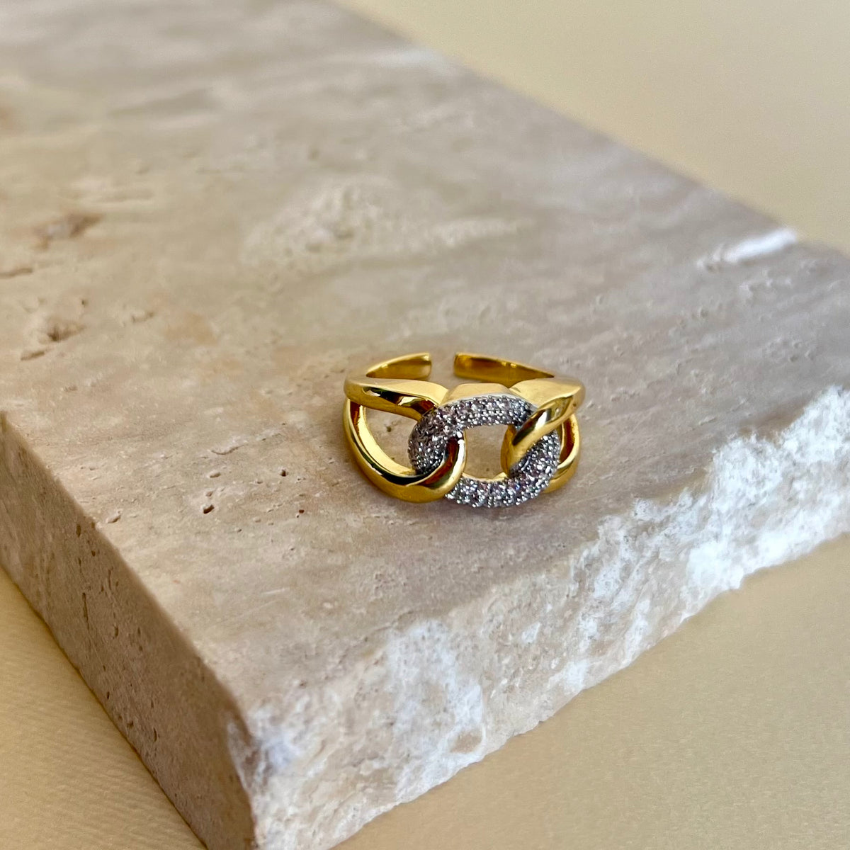 Mabel | Gold Plated Ring