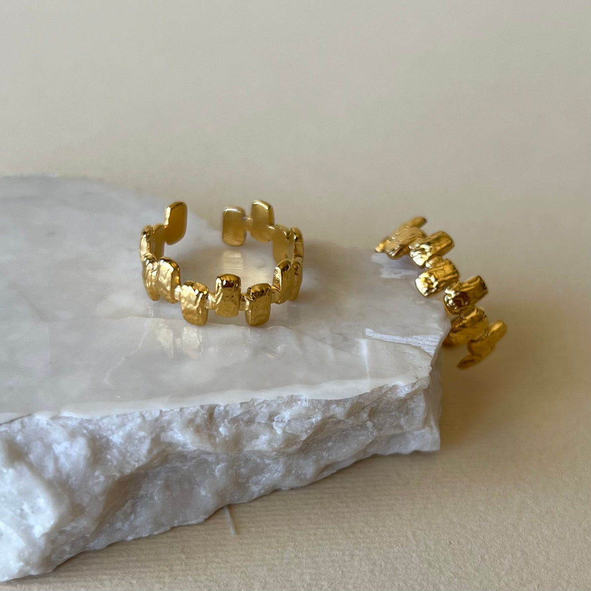 Piano | Gold Plated Ring