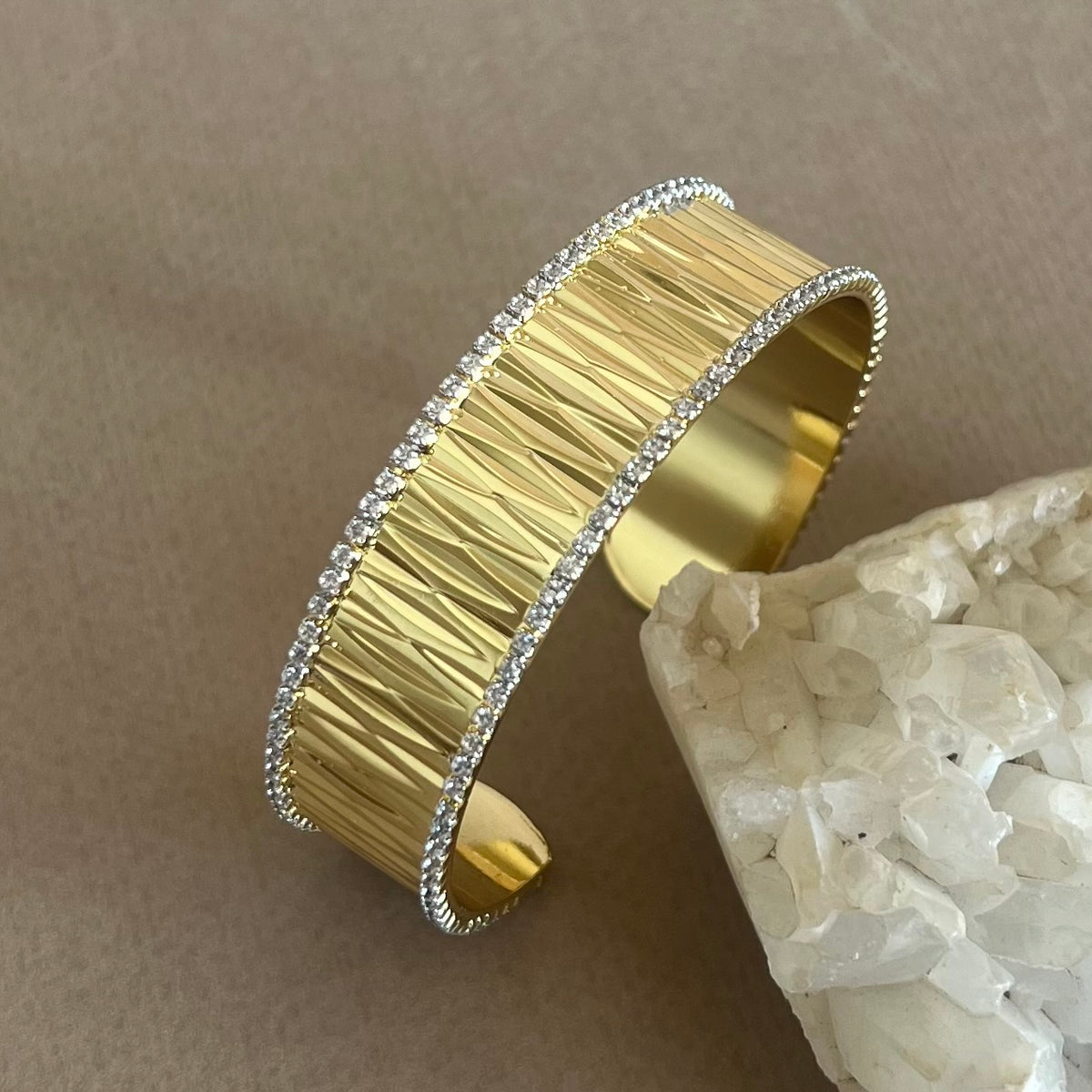 Celeste | Gold Plated Bangle
