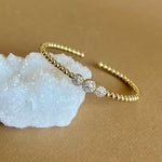 Cuadrado | Gold Plated Bangle