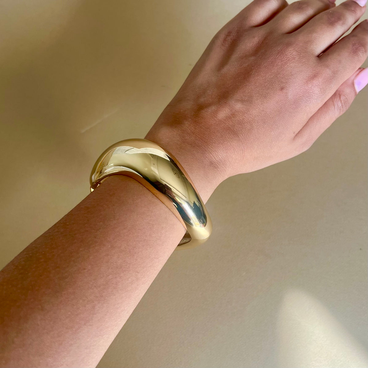 Ondulando 04 | Gold Plated Bangle