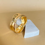 Ondulando 02 | Gold Plated Bangle