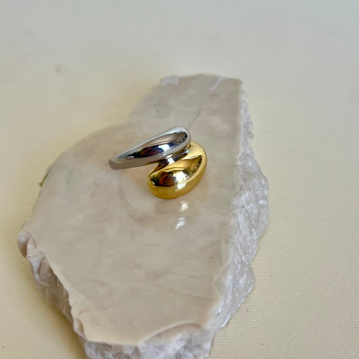 Doppio 03 | Gold Plated Ring