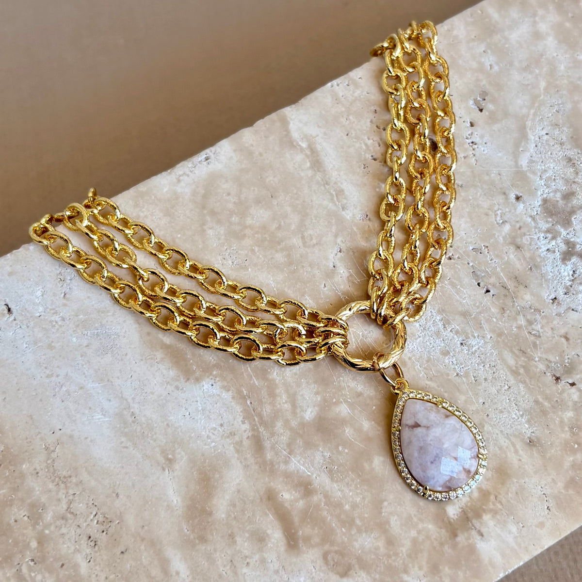 Signature 42 | Gold Plated Necklace