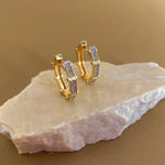 Zafira | Gold Plated Earrings