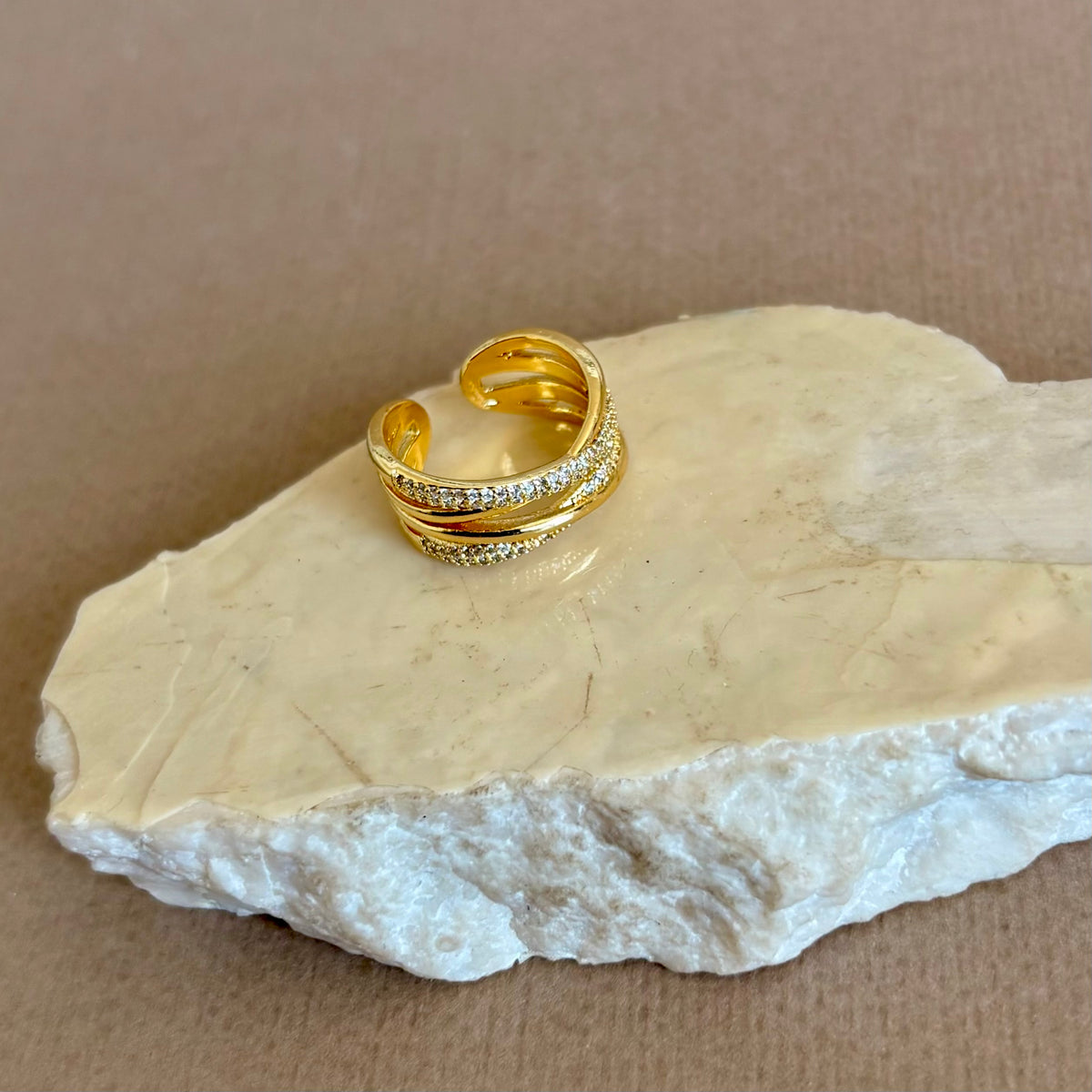 Iveron | Gold Plated Ring