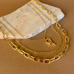 Avenor | Triple Layers Gold Plated Necklace