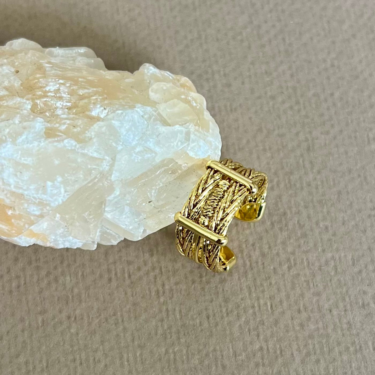 Flora 02 | Gold Plated Ring