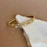 Solennea 02 | Gold Plated Bangle
